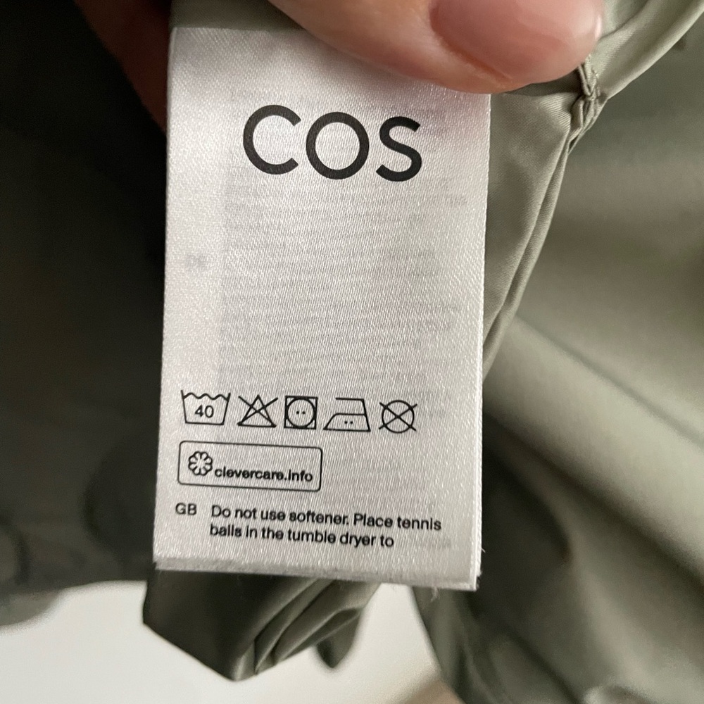 *PRICE FIRM* COS Quilted Puffer Bomber Jacket - Lovely Pistachio Green - Picture 4 of 11